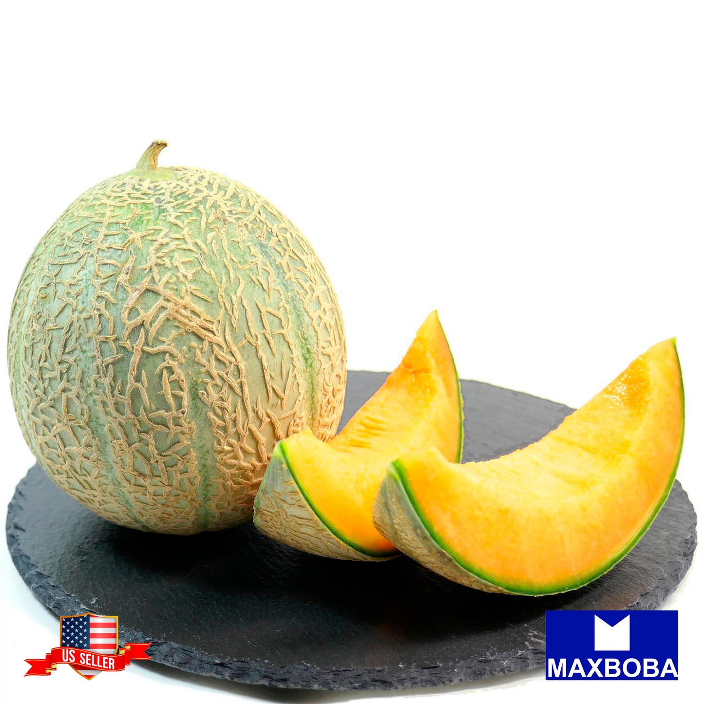 Non-GMO Melon Seeds - Cantaloupe - Hales Best Jumbo / Heirloom / Garden Fruit