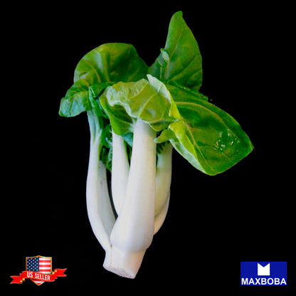 Cabbage Seeds - Pak Choi - Dwarf White Stem Non-GMO Heirloom Vegetable Garden