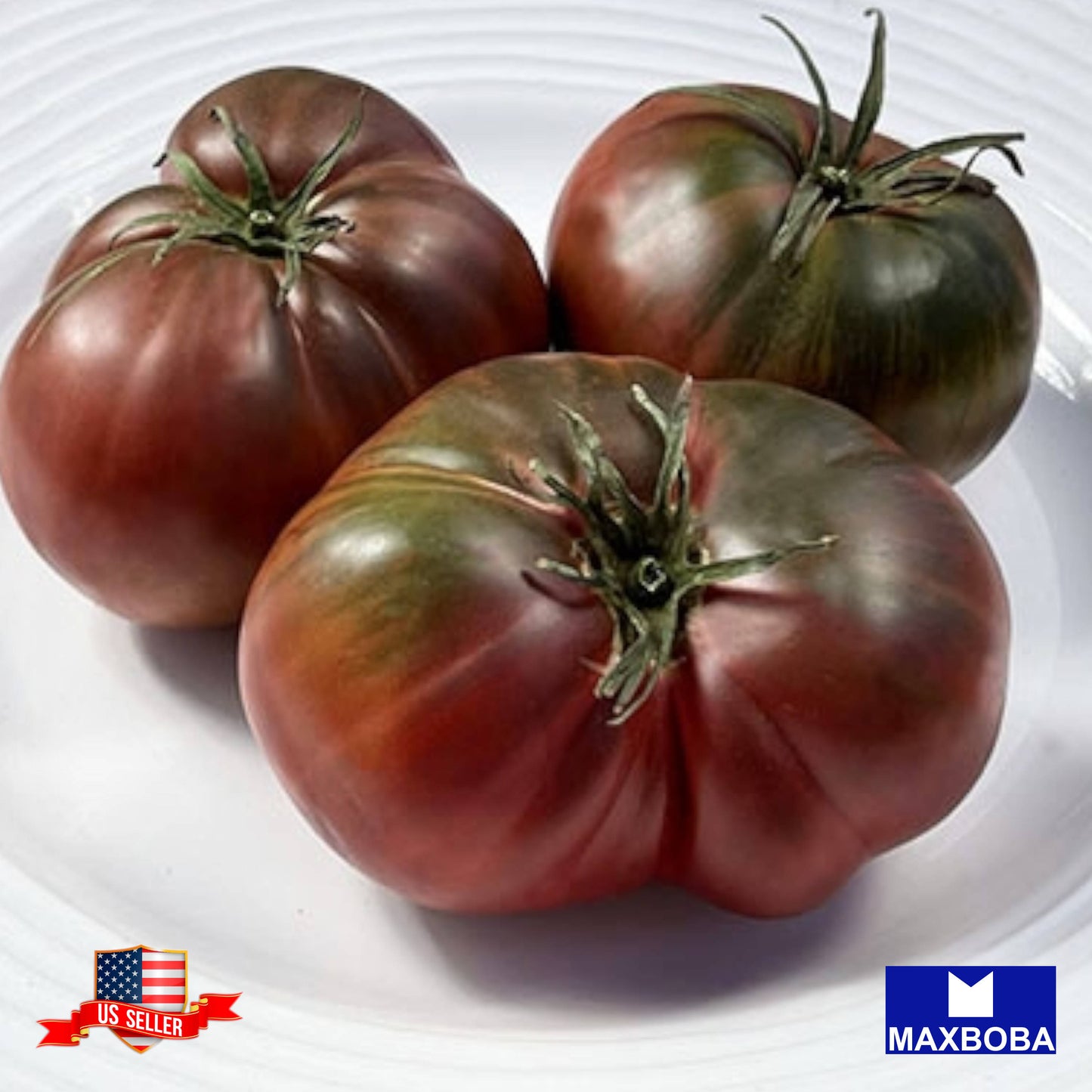 Tomato Seeds Brandywine Black Regular Leaf Heirloom Vegetable Non-GMO