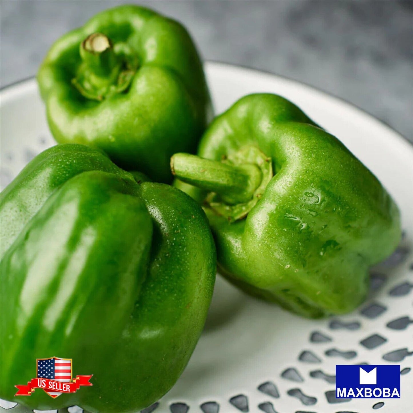 Pepper Seeds - Sweet - Emerald Giant Vegetable Heirloom Non-GMO